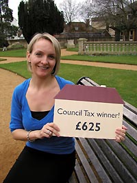 Council Tax bills cut for lucky winners