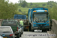 Swinford Tollbridge traffic delayed by collision