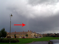 Funnel cloud/tornado seen in Witney